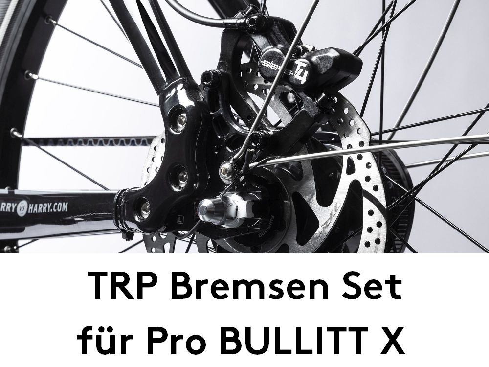 TRP Slate 4-Kolben-Bremse  Bullitt X-Pro Edition Set (vorne & hinten) -  Punta Velo